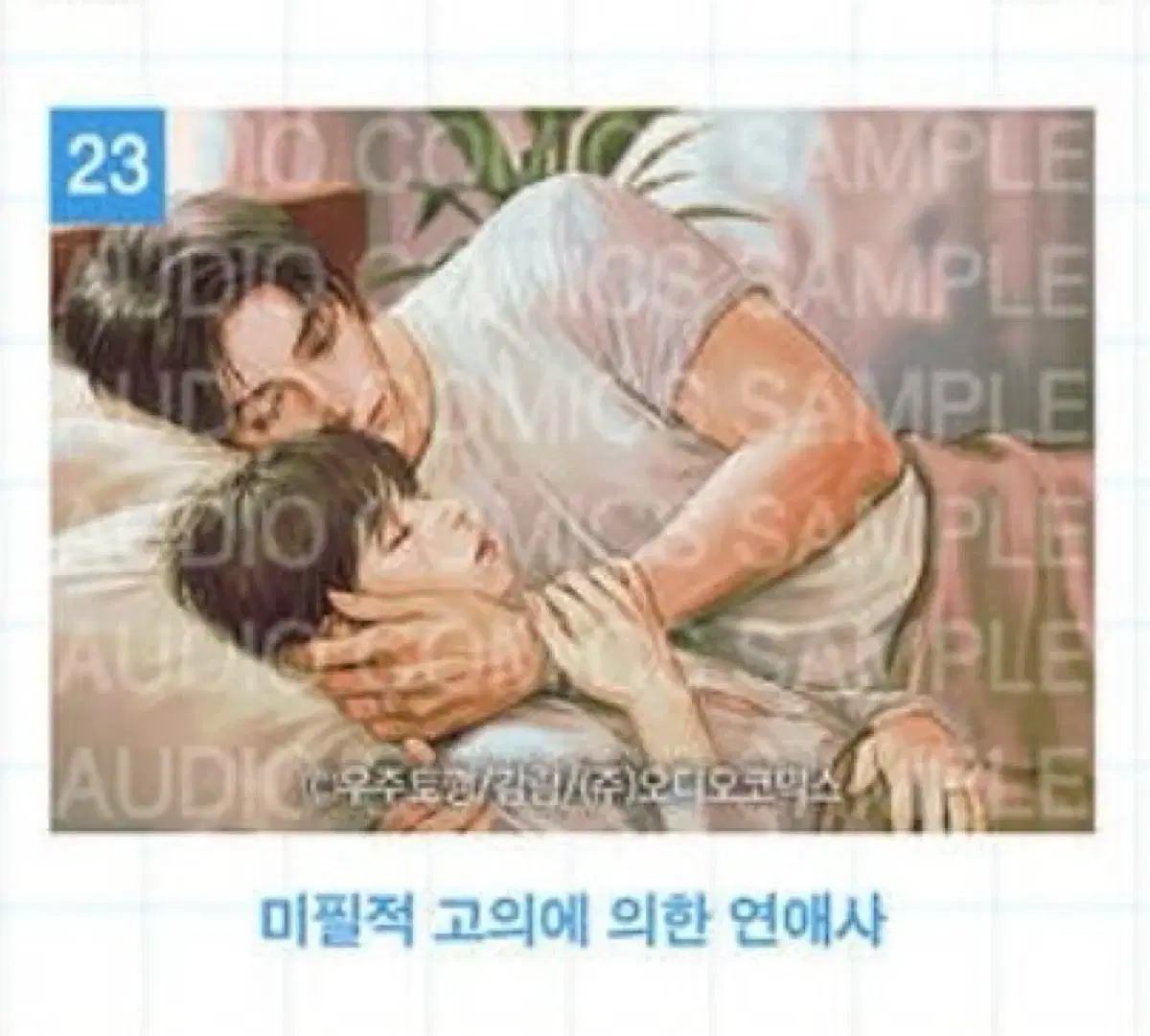 미필적 고의에 의한 연애사 미필고 담요 미개봉